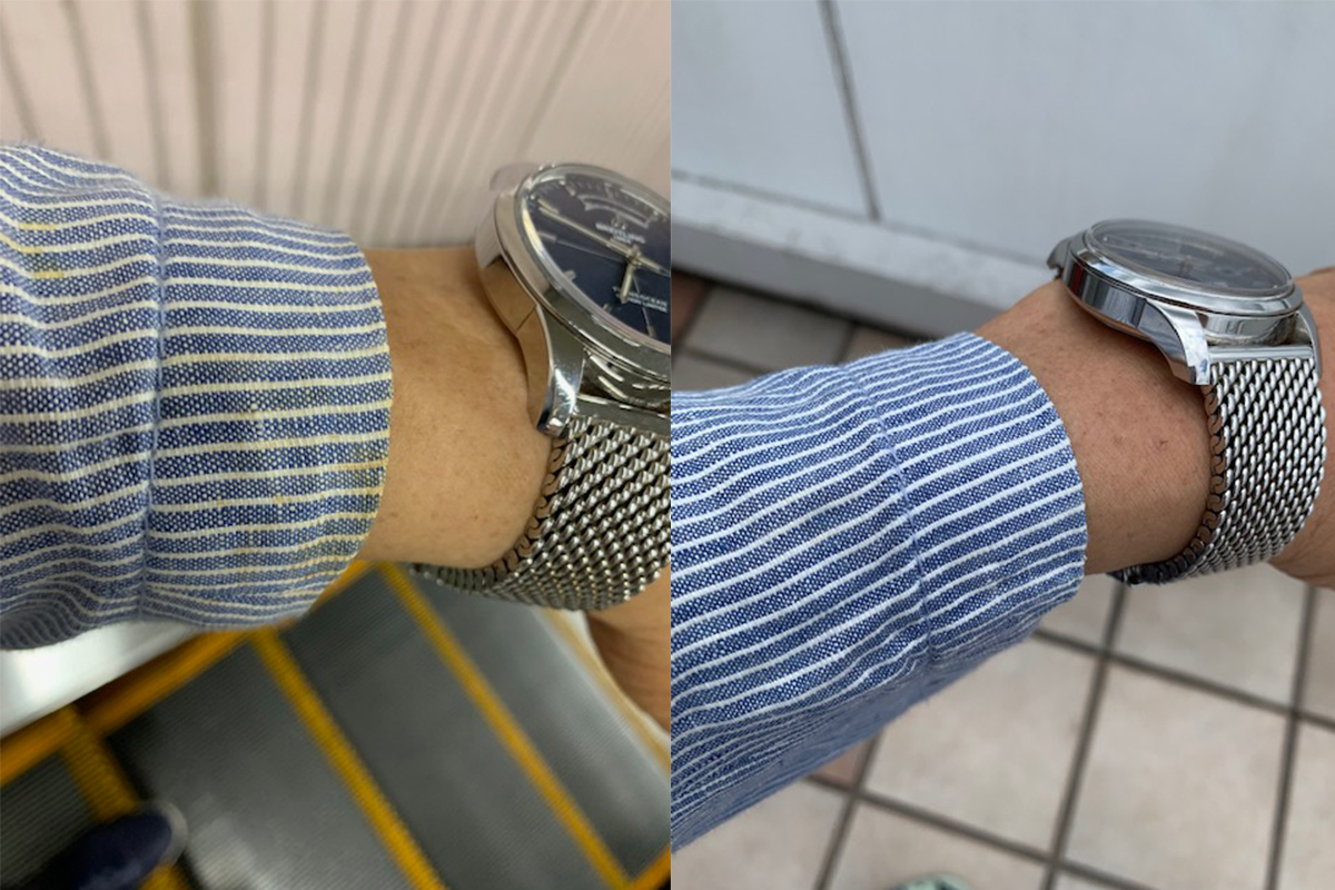 夏の淡色服 良く見たらシミが 浜松白洋舎のクリーニング